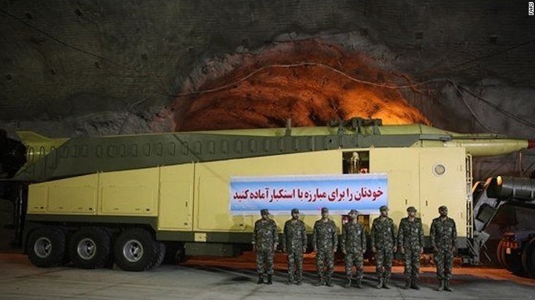 Irán difunde imágenes de un arsenal secreto subterráneo