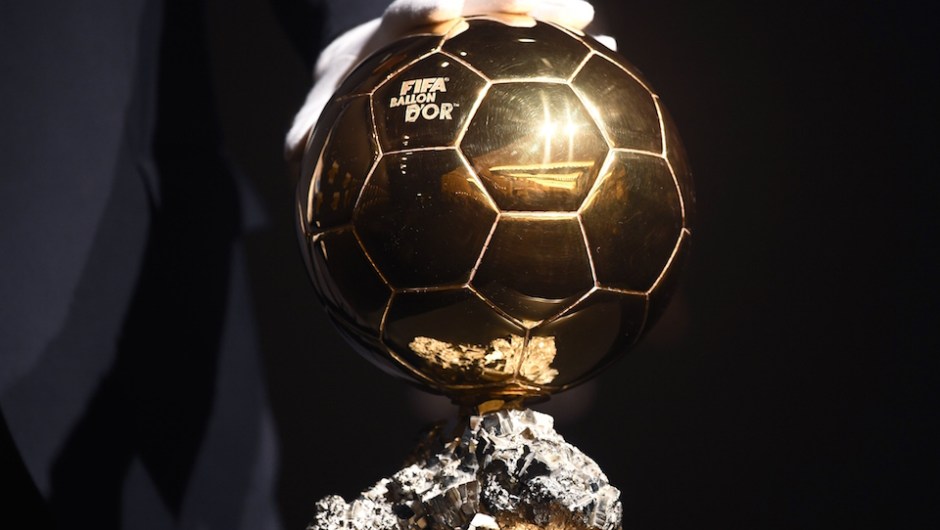 Picture shows the 2015 FIFA Ballon dOr trophy ahead of the award ceremony at the Kongresshaus in Zurich on January 11, 2016. AFP PHOTO / OLIVIER MORIN / AFP / OLIVIER MORIN (Photo credit should read OLIVIER MORIN/AFP/Getty Images)