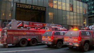 Más de 80Más de 80 bomberos respondieron al llamado Torre Trump incendio bomberos respondieron al llamado