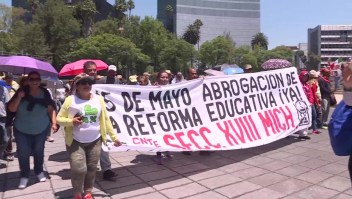 Día del Maestro en México: exigen derogar Reforma Educativa