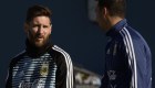 Messi ya entrena con Argentina