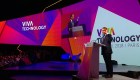 Macron expone su sueño en una conferencia tecnológica en París