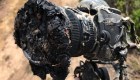 #ElDatoDeHoy: una cámara derretida por el calor de un cohete