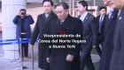 #MinutoCNN: Vicepresidente de Corea del Norte llegará a NY