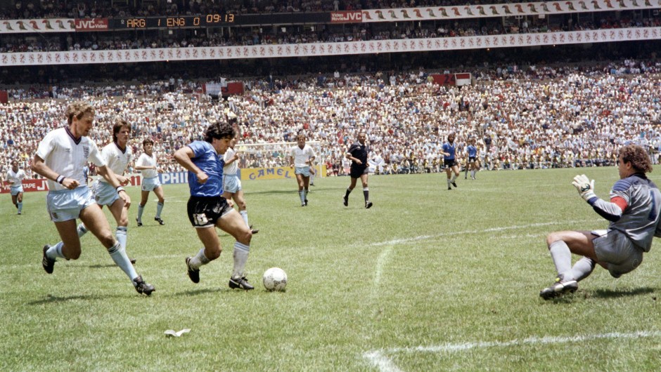 El "Gol del siglo" de Diego Armando Maradona.