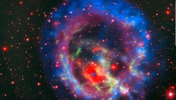 #LaImagenDelDía: la primera estrella de neutrones captada fuera de la Vía láctea