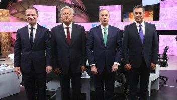 Así cerraron los candidatos el tercer debate presidencial en México