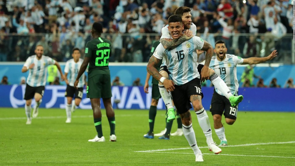 Argentina ganó y está en octavos de final en el Mundial