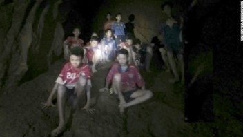 180703) -- CHIANG RAI (THAILAND), July 3, 2018 (Xinhua) -- Photo provided by Thai Navy Seal shows trapped teenagers in a cave in Mae Sai, Chiang Rai province, northern Thailand, on July 2, 2018. Twelve teenagers and their football coach, trapped in a cave in northern Thailand for nine days, have been found alive on Monday night, Narongsak Osottanakorn, governor of Chiang Rai province said. (Xinhua) (Photo by Xinhua/Sipa USA)