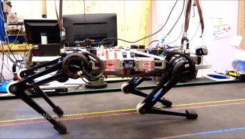 Un robot que se mueve a ciegas