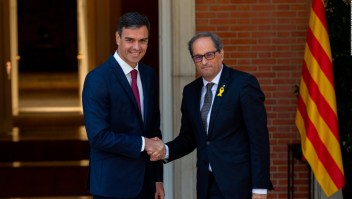 Diálogo sin negociaciones en reunión de Pedro Sánchez y Quim Torra