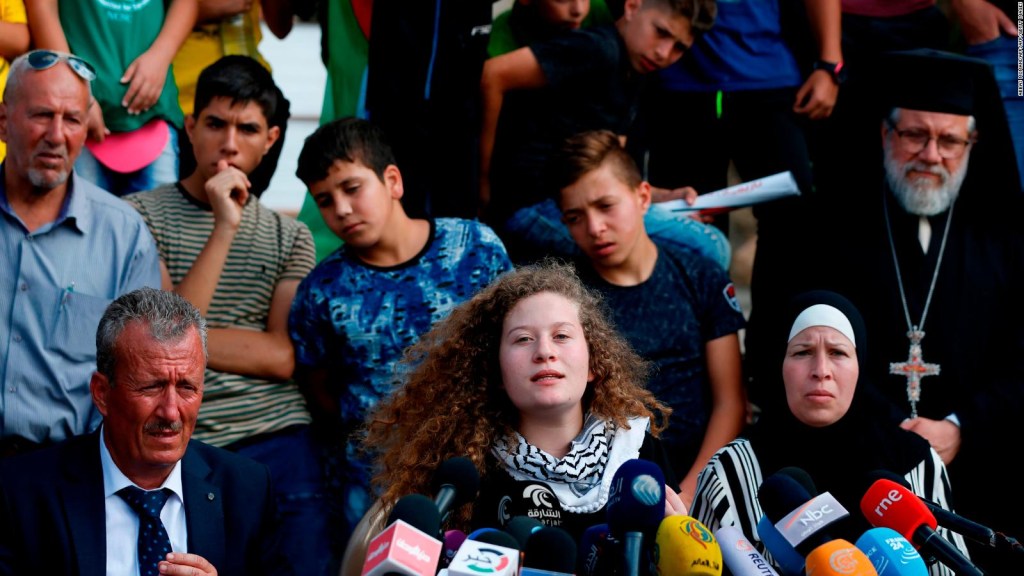 Israel libera a polémica joven palestina.