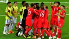 Discusión entre los jugadores de Inglaterra y Colombia. (CrédiO: MLADEN ANTONOV/AFP/Getty Images)Discusión entre los jugadores de Inglaterra y Colombia. (CrédiO: MLADEN ANTONOV/AFP/Getty Images)