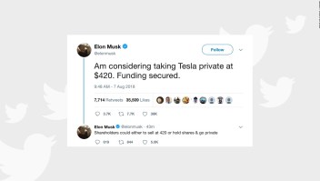 La posible salida de Tesla de Wall Street