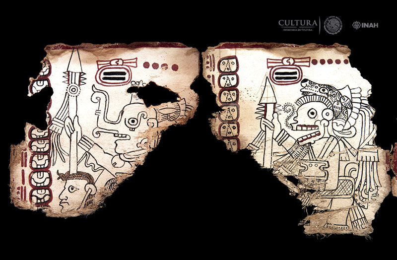 Códice Maya de México. (Crédito: Martirene Alcántara, INAH)