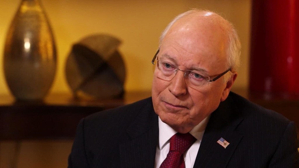 Cheney: No estoy de acuerdo con Trump