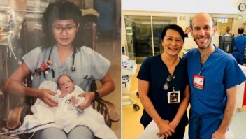 Enfermera y bebé prematuro se reencuentran 28 años después
