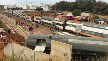 Descarrila tren en Marruecos