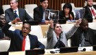 Así fue la protesta de los diplomáticos cubanos en la ONU