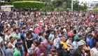Caravana de migrantes hondureños intentará pasar a México