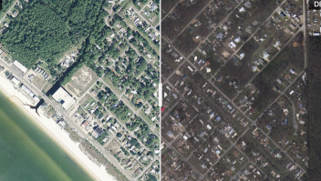 El huracán Michael destrozó gran parte de Mexico Beach, en Florida.