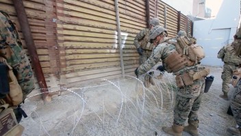 Las tropas estadounidenses continuarán en la frontera con México
