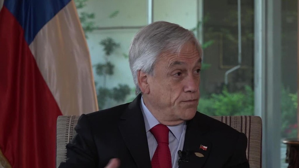 Sebastián Piñera espera que termine la guerra comercial entre Estados Unidos y China