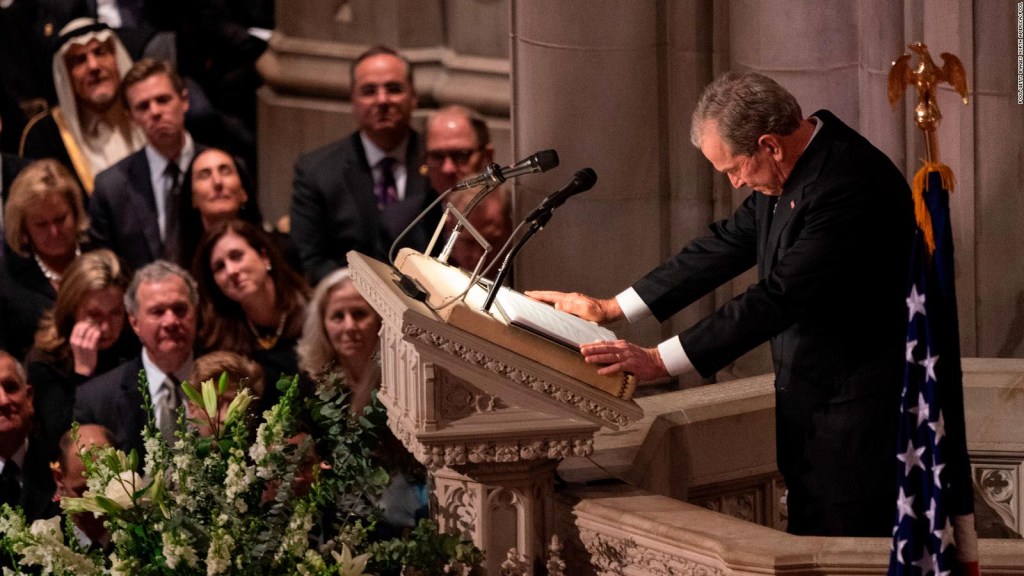 Washington ofrece un emotivo adiós a George Bush padre