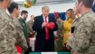Trump asegura que aumentó el sueldo a los militares por primera vez en 10 añosD