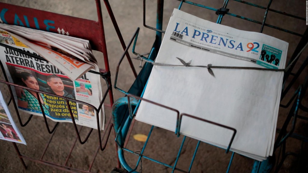 ¿Por qué el diario La Prensa publica su portada en blanco?