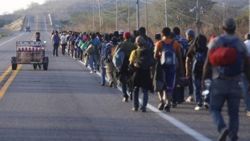 Amnistía Internacional visita a migrantes en la frontera entre México y Estados Unidos