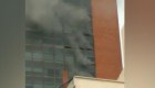Argentina: impactante incendio a metros del obelisco