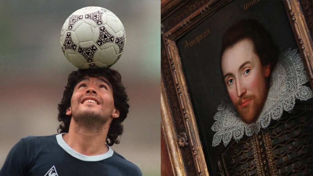 ¿Qué comparten Shakespeare y Maradona?