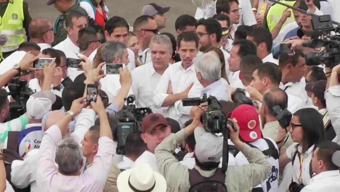Juan Guaidó llegó a Cúcuta