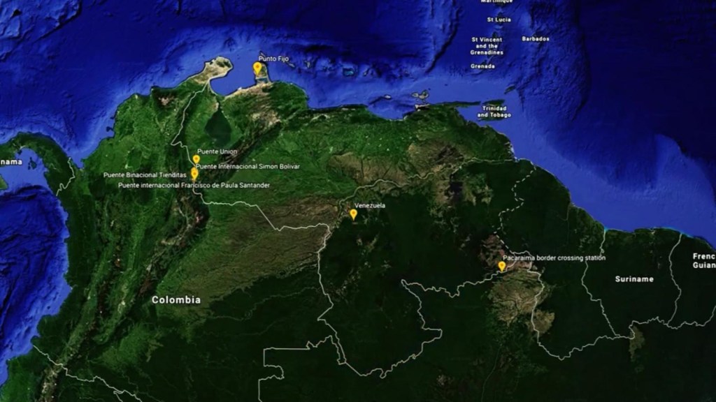 Venezuela: Conoce por donde buscará entrar la ayuda humanitaria