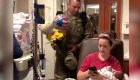 Militar sorprende a su esposa en el hospital