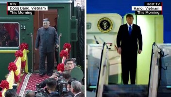 Trump llega a Vietnam para encontrarse con Kim