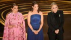 HOLLYWOOD, CALIFORNIA - FEBRUARY 24: (L-R) Maya Rudolph, Tina Fey, and Amy Poehler speak onstage during the 91st Annual Academy Awards at Dolby Theatre on February 24, 2019 in Hollywood, California. (Photo by Kevin Winter/Getty Images)