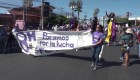 Mujeres en el Salvador exigen respeto a sus derechos