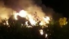 Un incendio intencional consumió a una escuela en Argentina