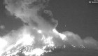 Explosiones, llamas y piedras: Así rugió el volcán Popocatépetl