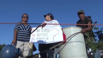 Salvadoreños protestan por falta de agua potable