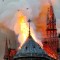 El incendio que destruye Notre Dame