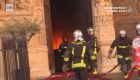 Bomberos arriesgaron su vida para salvar Notre Dame