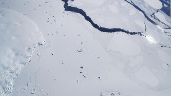 Peligroso adelgazamiento de la capa de hielo en la Antártida