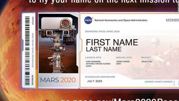 Nombres NASA rover Marte