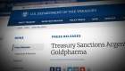 Departamento del Tesoro de EE.UU. anunció sanciones a grupo argentino Goldpharma