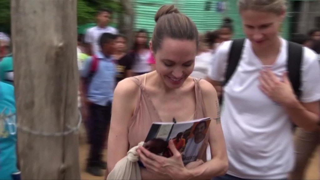 Angelina Jolie aboga por refugiados venezolanos