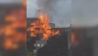 Un incendio en un edificio causó pánico en Londres