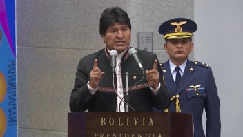 Protestan contra postulación de Evo Morales a cuarto mandato